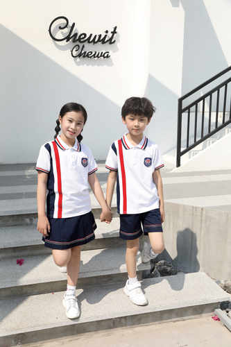 重庆市小学夏季短裙套装校服
