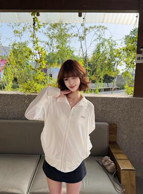 轻薄女防晒夏季防紫外线遮阳运动户外透气立领外套防晒服休闲上衣