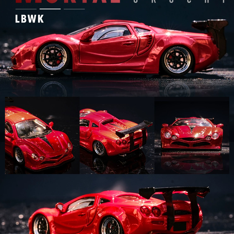 Mortal 1:64 LBWK宽体改装光冈大蛇Orochi超跑车仿真合金汽车模型