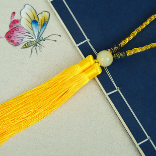 纪念品玉石平安扣中国结流苏摆件配饰定制礼品穗子 玉玺礼盒吊饰