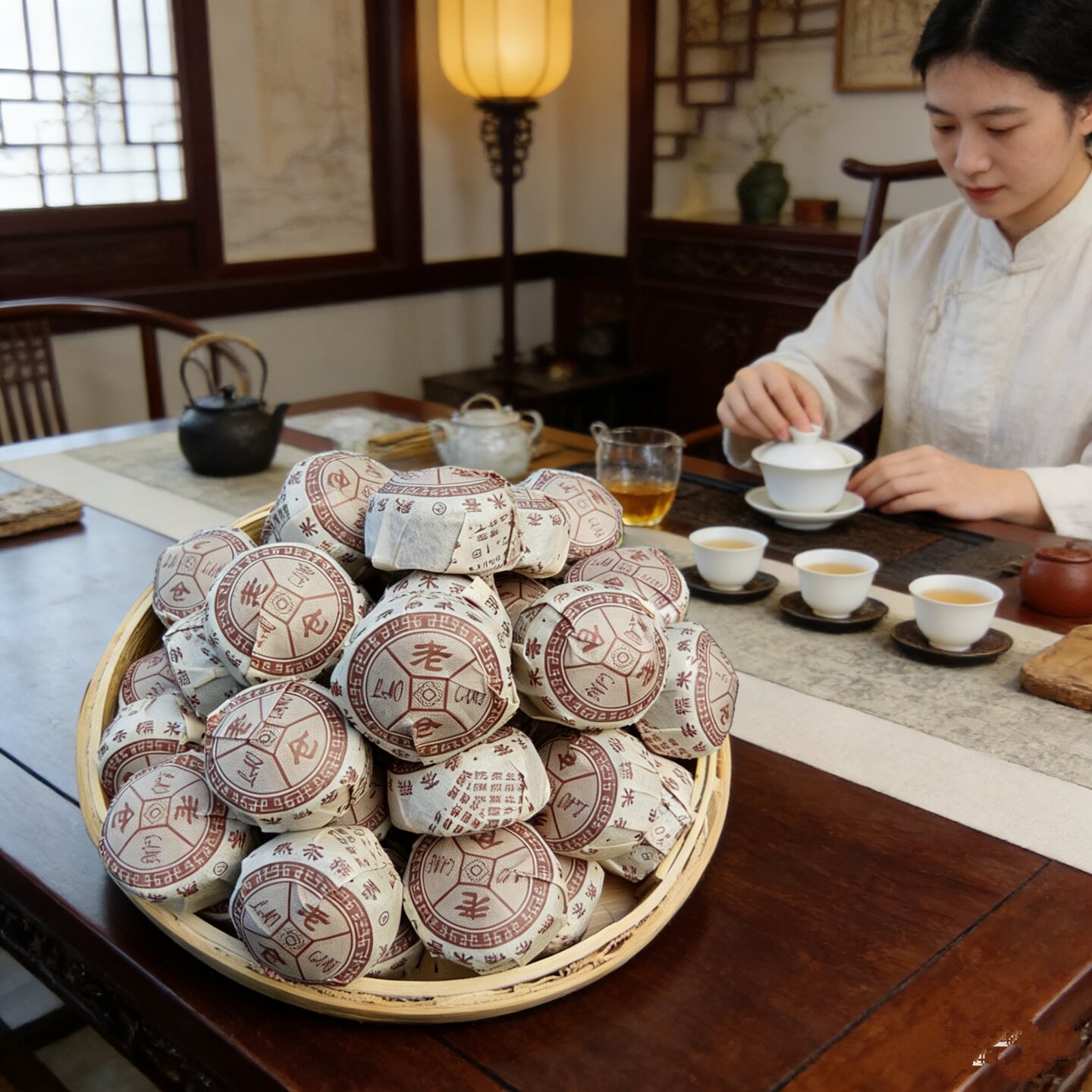 云南老仓糯米香味熟普迷你小沱茶精品源头好茶浓香型5g独立装