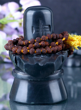 印度湿婆Linga林伽黑石