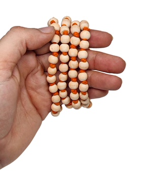 印度白檀香Chandan Jaap Mala (108+1 珠)咒珠冥想念珠手串