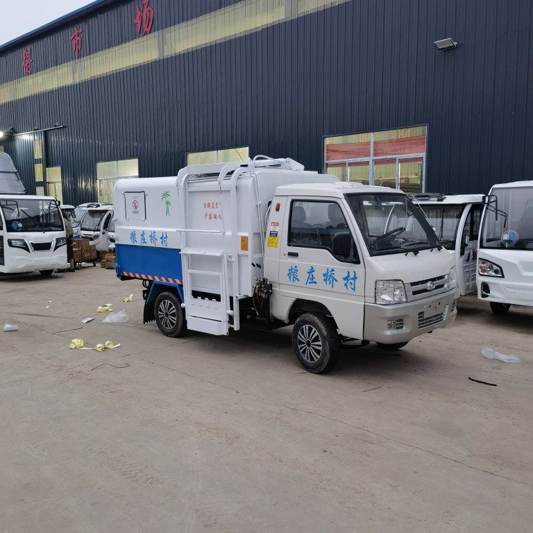 自动装卸小区街道电动挂桶垃圾车新能源环保三轮四轮垃圾清运车