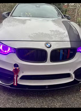 宝马3系F30黄金眼日行灯F35柠檬黄红色蓝色改装LED七彩恶魔眼