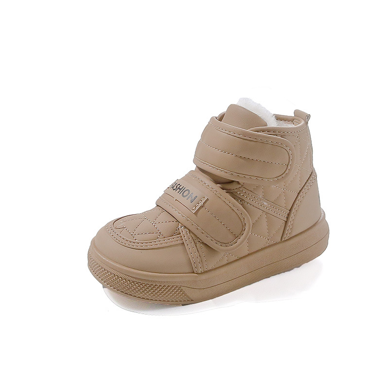 男童加绒保暖大棉鞋雪地靴