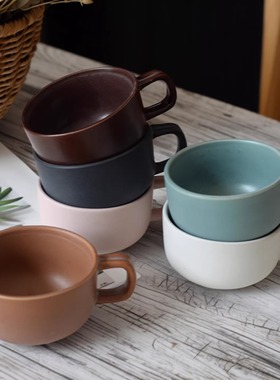 KEEPIN® 北欧小咖啡杯意式浓缩 马克杯创意陶瓷杯高颜值简约水杯