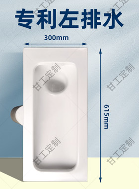 蹲便器蹲坑便盆卫生间第四代新款家用大便器蹲厕套装防臭老甘推荐