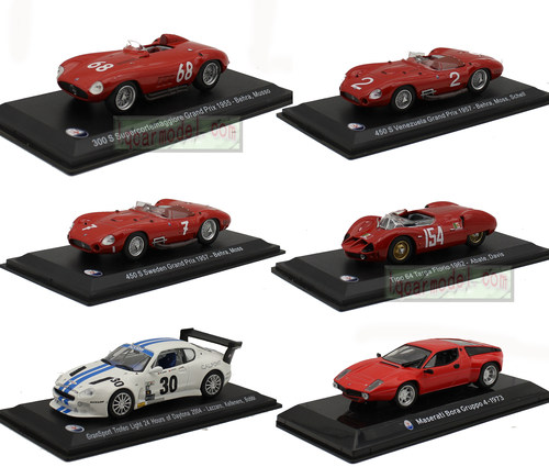1/43 LEO IXO玛莎拉蒂1957 1955 1962拉力赛跑车合金汽车模型绝版
