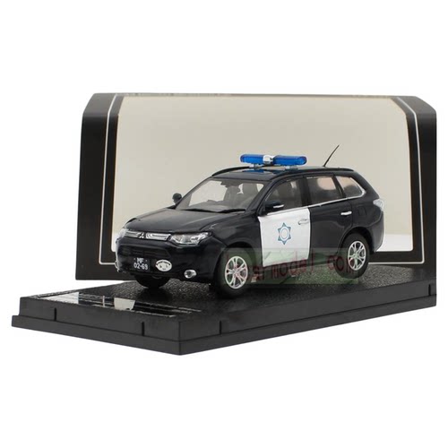 1:43 威姿Vitesse三菱欧蓝德Outlander澳门警车合金汽车模型