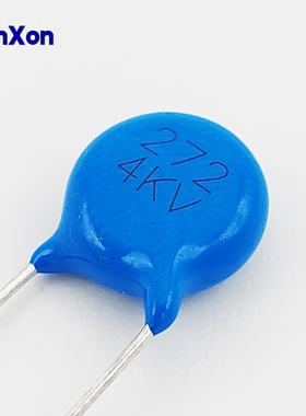 蓝色高压瓷介瓷片电容器CT81 4KV 2700PF Y5V 高耐压陶瓷电容
