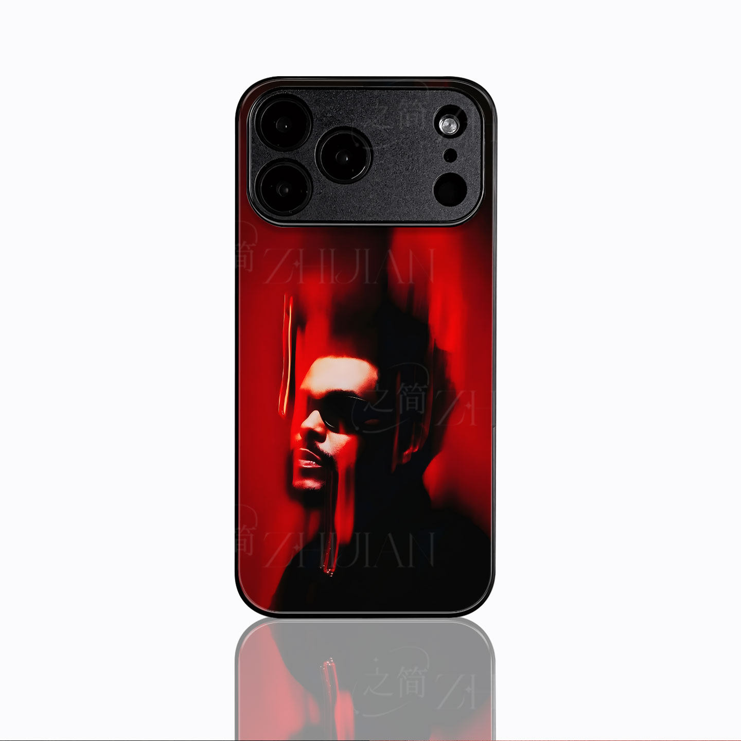 威肯红黑磁吸磨砂黑框电镀玻璃手机壳适用苹果iphone17promax华为荣耀X70I1加ACE2VPURA90PROMAX1加ACE5竞速
