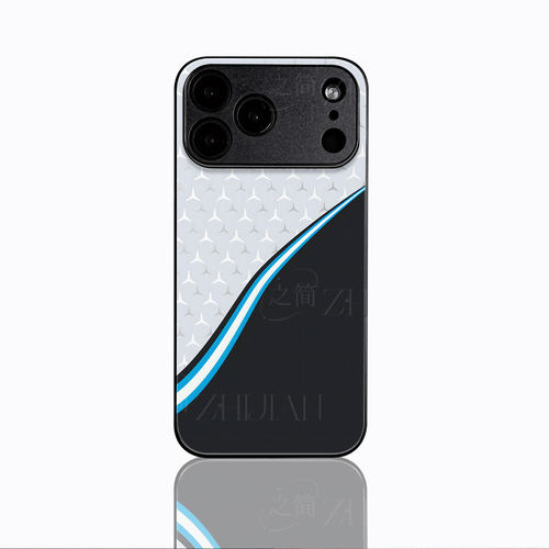 三角纹曲线分割磁吸磨砂黑框电镀玻璃手机壳适用苹果iphone17promax华为红米K60E荣耀X50INOVA11PROVIVOX300U