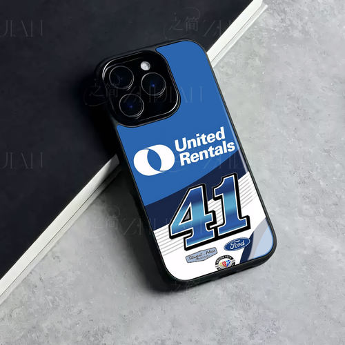 41福特赛车磁吸磨砂黑框电镀玻璃手机壳适用苹果iphone17promax华为OPPOFINDX9ULTRA小米15PROOPPOFINDX6PROM