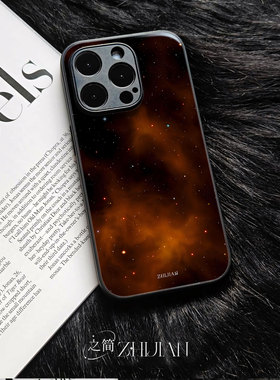 之简ZHIJIAN《星空星云》玻璃亮面磨砂手机壳新款小众不撞壳适用苹果17promaxVIVOY200INOVA13PRO小米15SPROV