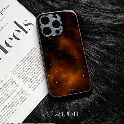 之简ZHIJIAN《星空星云》玻璃亮面磨砂手机壳新款小众不撞壳适用苹果17promaxVIVOY200INOVA13PRO小米15SPROV