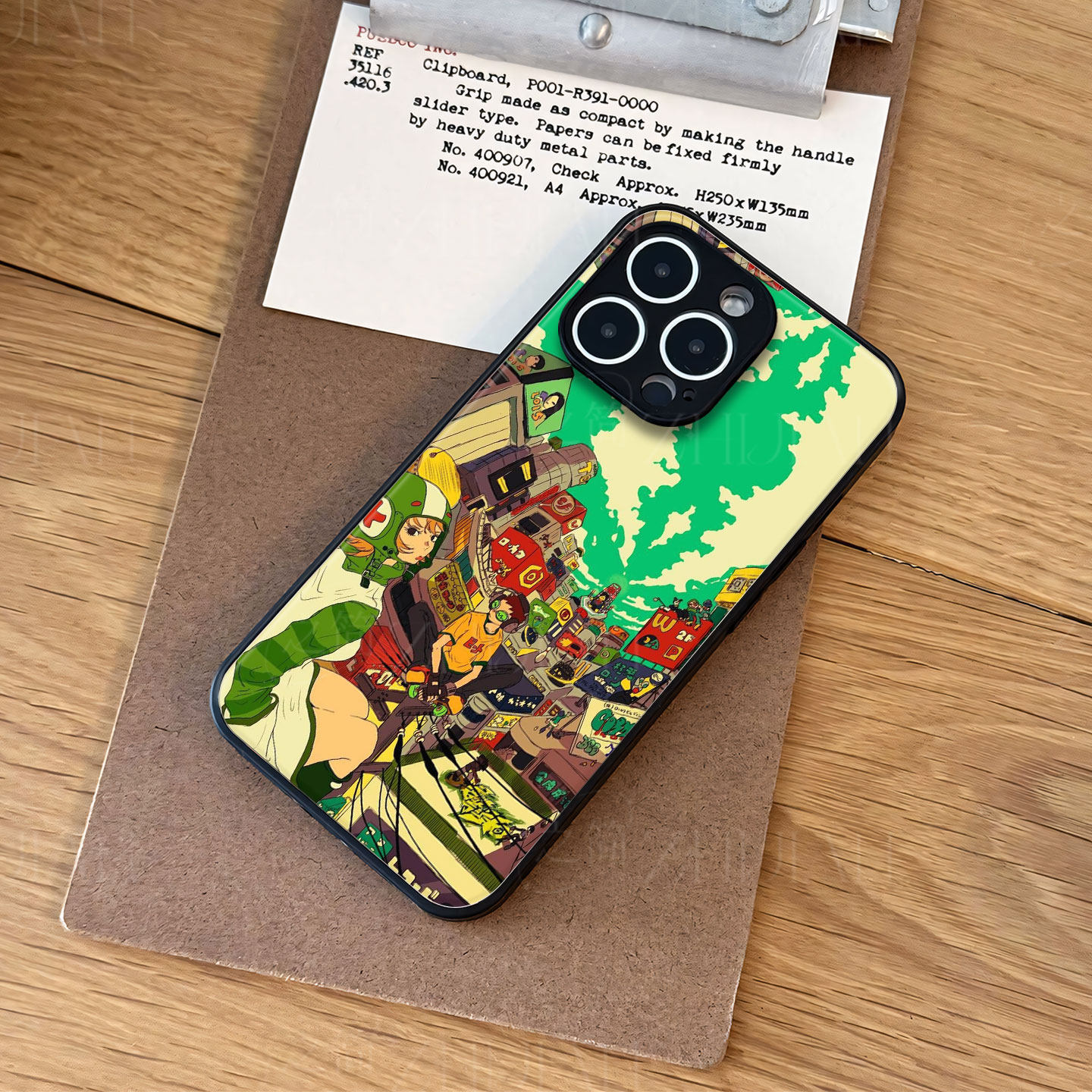 动漫都市街景磁吸磨砂黑框电镀玻璃手机壳适用苹果iphone17promax华为荣耀MAGIC4PROOPPOFINDX9ULTRAIQOONEO1