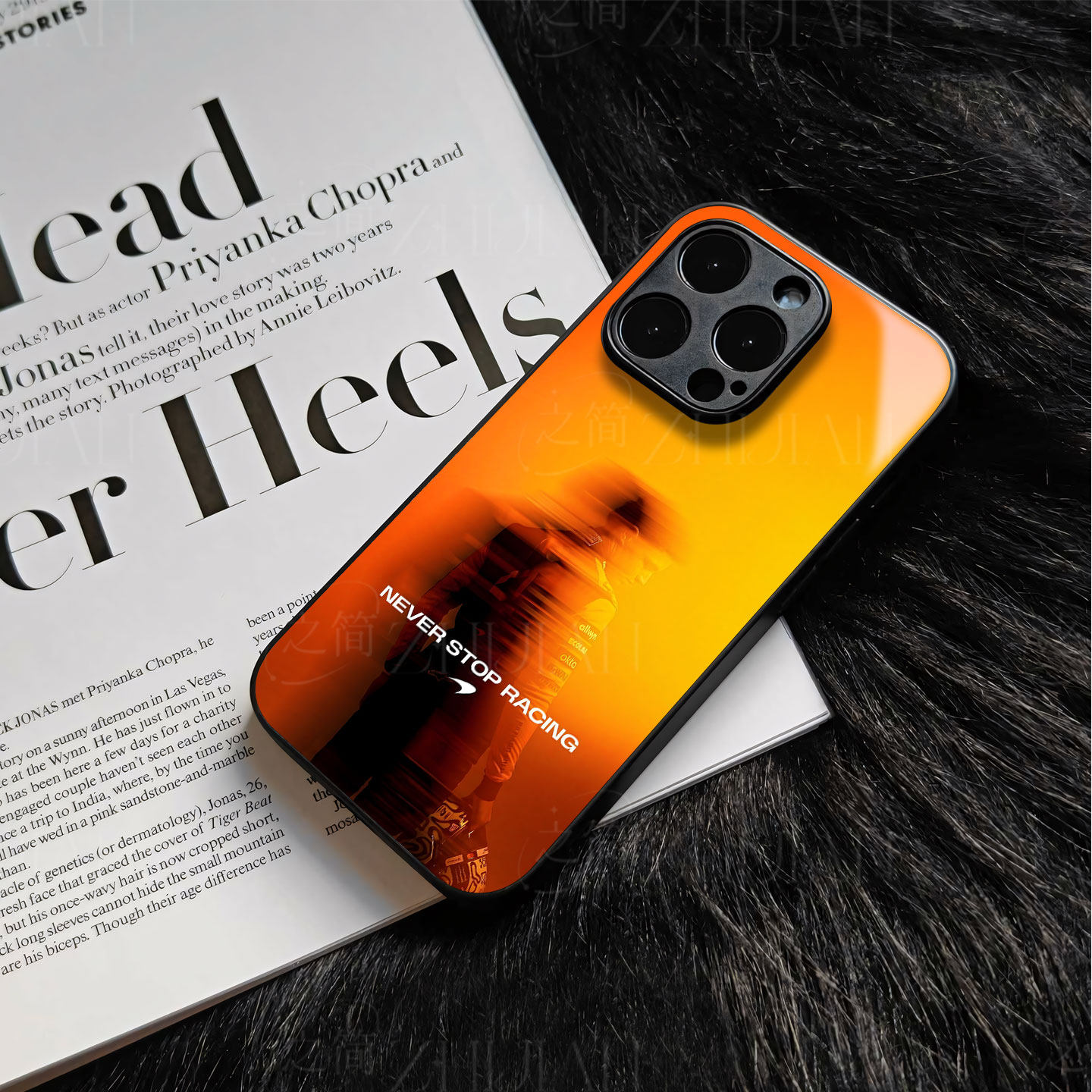 迈凯伦赛车手磁吸磨砂黑框电镀玻璃手机壳适用苹果iphone17promax华为红米K80至尊版荣耀MAGIC5PRO荣耀WIN小