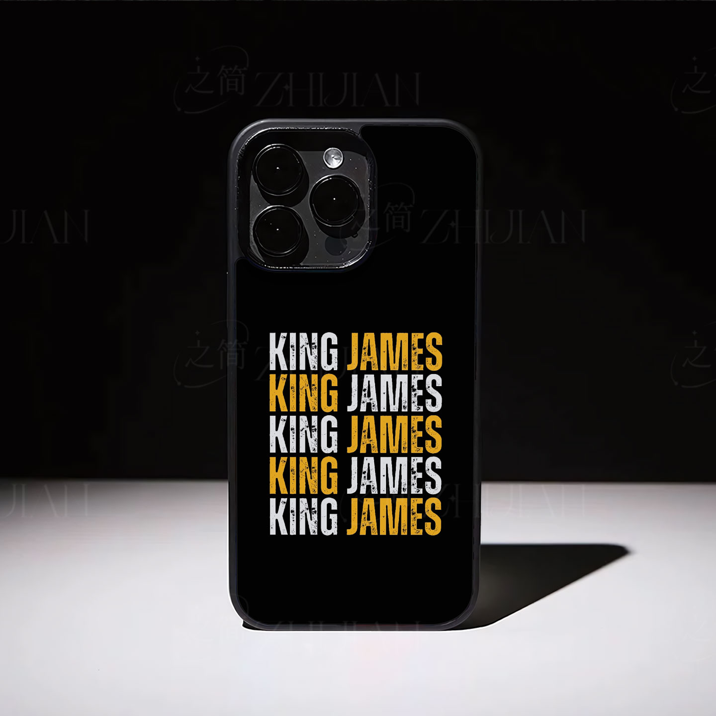 KING詹姆斯磁吸磨砂黑框电镀玻璃手机壳适用苹果iphone17promax华为VIVOX300ULTRA红米NOTE13PROPLUS小米CIVI