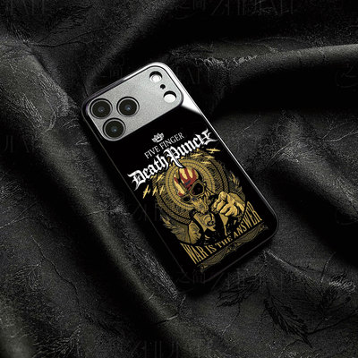 五指死拳磁吸磨砂黑框电镀玻璃手机壳适用苹果iphone17promax华为VIVOS17E荣耀MAGIC5PRONOVA10PROVIVOX200PR