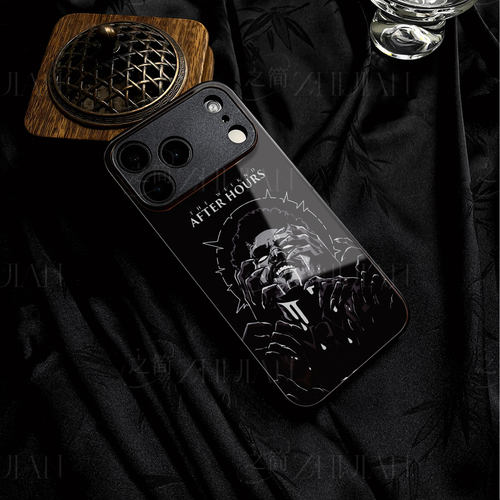 威肯专辑磁吸磨砂黑框电镀玻璃手机壳适用苹果iphone17promax华为小米CIVI4PROVIVOX60PROVIVOS16E红米K90MAX