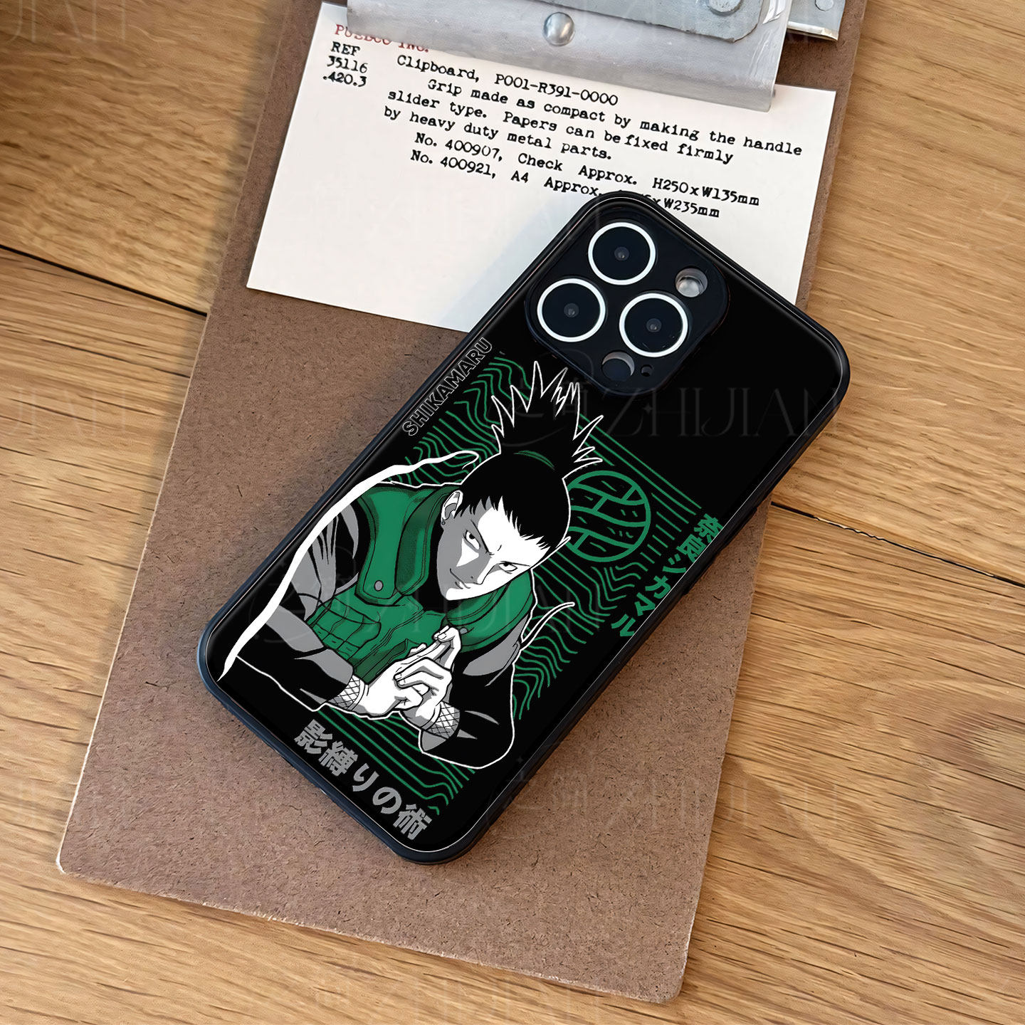 奈良鹿丸磁吸磨砂黑框电镀玻璃手机壳适用苹果iphone17promax华为1加ACE2PRO荣耀MAGIC4PROVIVOS17E小米12PRO