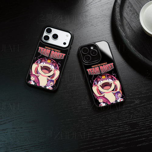 三人组磁吸磨砂黑框电镀玻璃手机壳适用苹果iphone17promax华为荣耀MAGIC5PRO1加ACE2PRONOVA7PRO小米13ULTRA