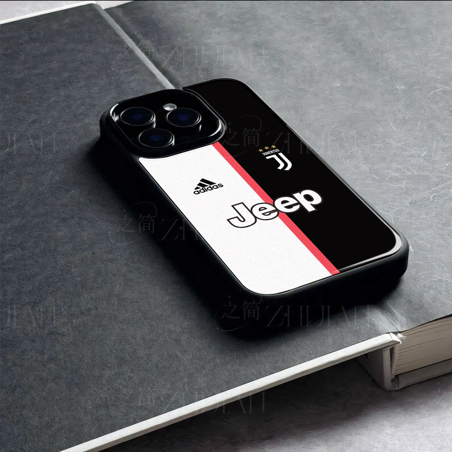 JEEP尤文球衣磁吸磨砂黑框电镀玻璃手机壳适用苹果iphone17promax华为荣耀X80IOPPORENO15PRO小米12PROIQOO12