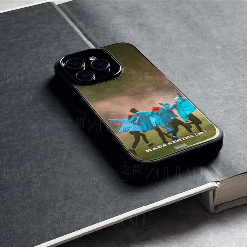 BIGBANG五人磁吸磨砂黑框电镀玻璃手机壳适用苹果iphone17promax华为小米CIVI5PRO荣耀MAGIC6PRO红米NOTE12PR