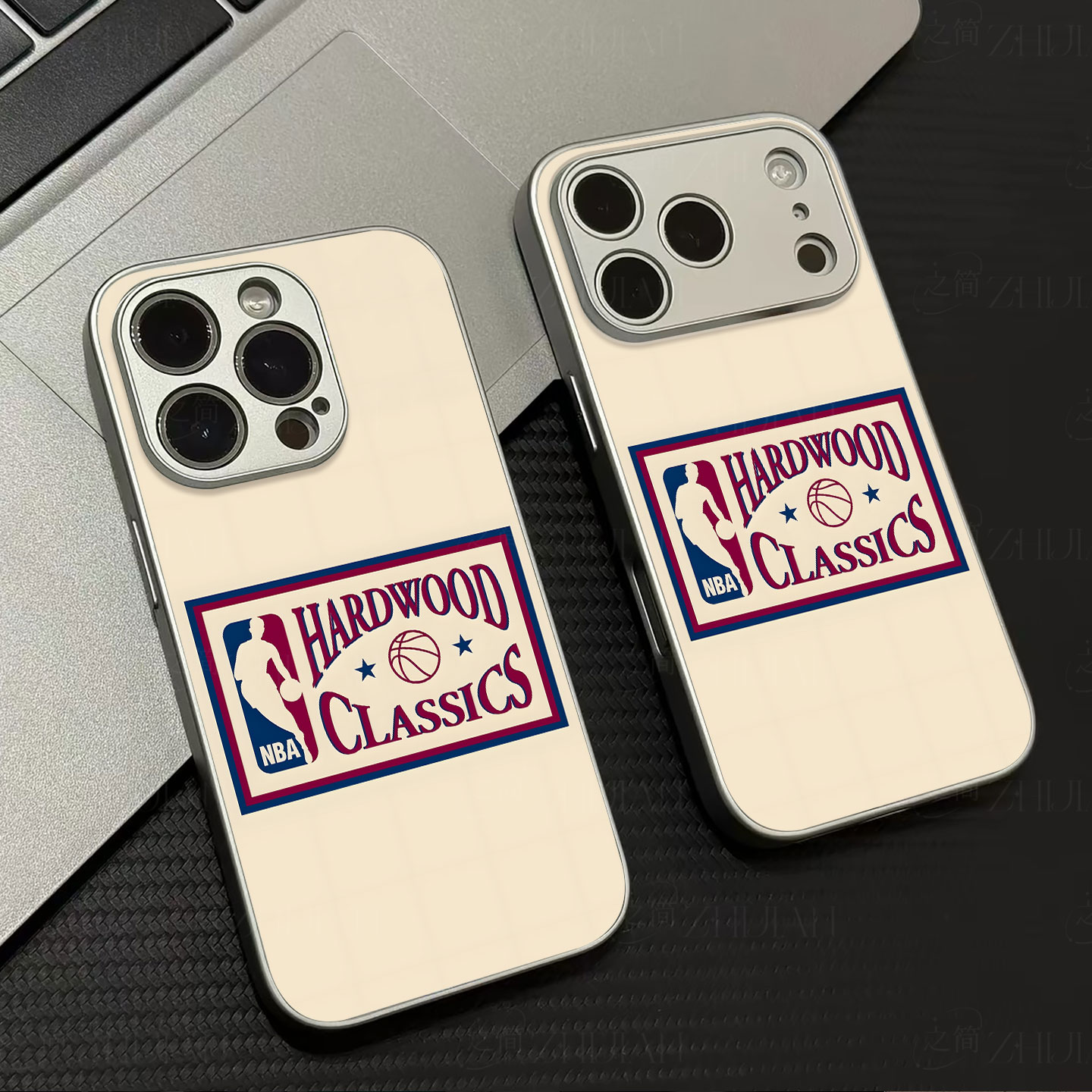 NBA经典篮球磁吸磨砂黑框电镀玻璃手机壳适用苹果iphone17promax华为PURA70PRO小米CIVI4PROOPPORENO14PROVIV