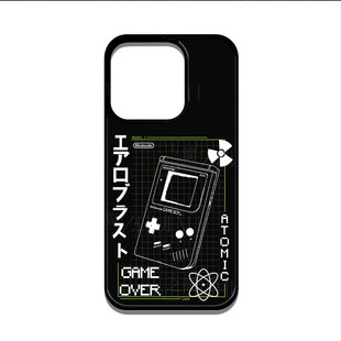 GB游戏机图磁吸磨砂黑框电镀玻璃手机壳适用苹果iphone17promax华为IQOO11PRO红米K80版OPPOFINDX6PROIQO