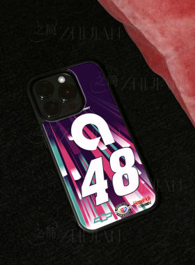 乔希贝里48号磁吸磨砂黑框电镀玻璃手机壳适用苹果iphone17promax华为荣耀X60IVIVOX200SMATE30PRO荣耀500PRO