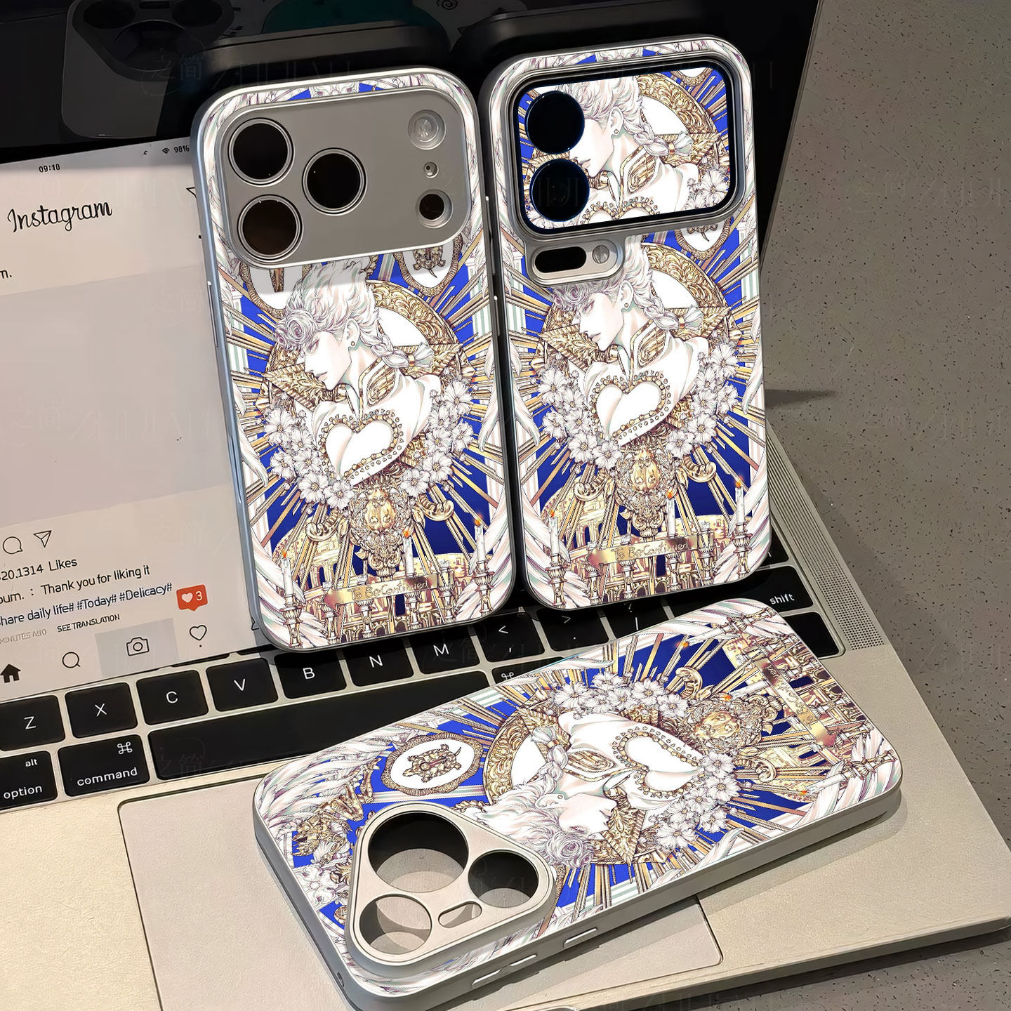 乔鲁诺磁吸磨砂黑框电镀玻璃手机壳适用苹果iphone17promax华为PLus16/15/14荣耀100PRO1加ACE6至尊版红米TUR