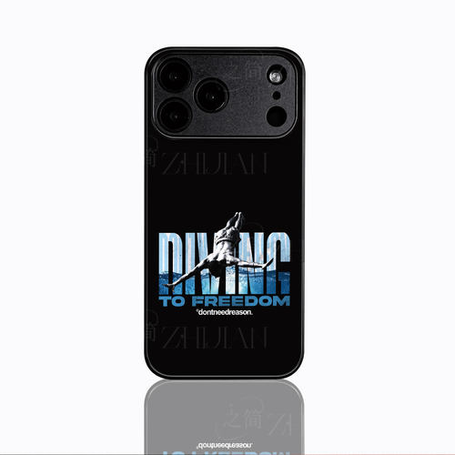 dnr潜水磁吸磨砂黑框电镀玻璃手机壳适用苹果iphone17promax华为PLus16/15/14IQOO12PRO红米NOTE14PROPLUSVIV