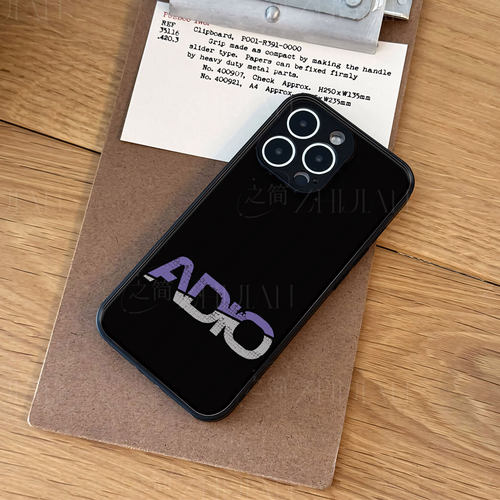 ADIO品牌logo磁吸磨砂黑框电镀玻璃手机壳适用苹果iphone17promax华为VIVOY500PROIQOO15OPPOFINDX9PRO小米17