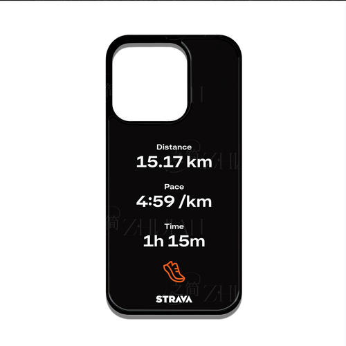 Strava跑步数据磁吸磨砂黑框电镀玻璃手机壳适用苹果iphone17promax华为1加11OPPOFINDX9PRO小米13ULTRAVIVOS
