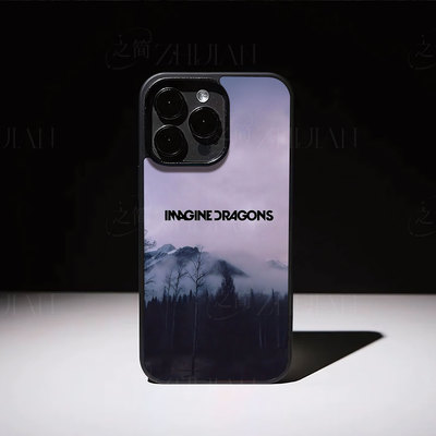 梦龙乐队磁吸磨砂黑框电镀玻璃手机壳适用苹果iphone17promax华为红米NOTE13PROPLUS小米15SPROPROMAX14/15/1