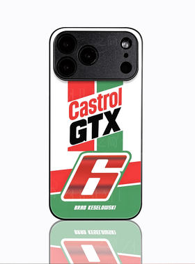 嘉实多GTX6磁吸磨砂黑框电镀玻璃手机壳适用苹果iphone17promax华为OPPOFINDX9SPRONOVA8SEOPPORENO10PROPLUS