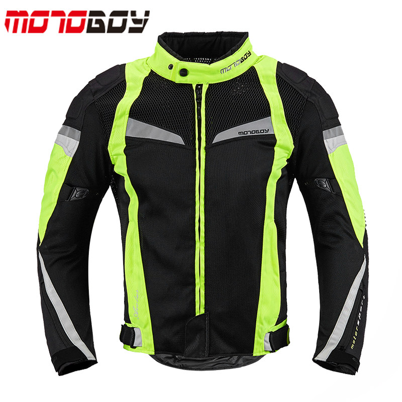 MOTOBOY夏季摩托车骑行服薄款男女士机车赛车网眼透气夹克拉力服