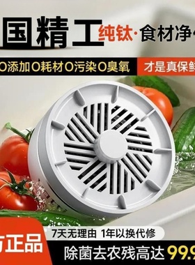 多功能食材净化机农药净化果蔬消毒水果蔬菜海鲜肉类清洗食材净化
