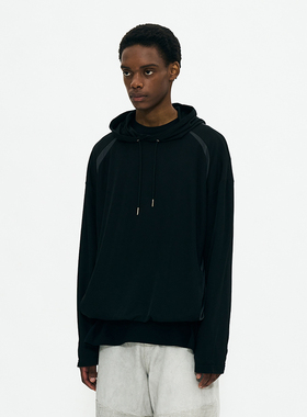 柔软登山服 韩国正品 PARTIMENTO 秋男日常休闲连帽长袖上衣