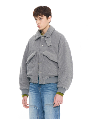 大口袋夹棉外套 韩国正品 PARTIMENTO 25冬3M新雪丽束腰夹克外套