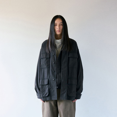 天丝棉混纺水洗BDU工装夹克