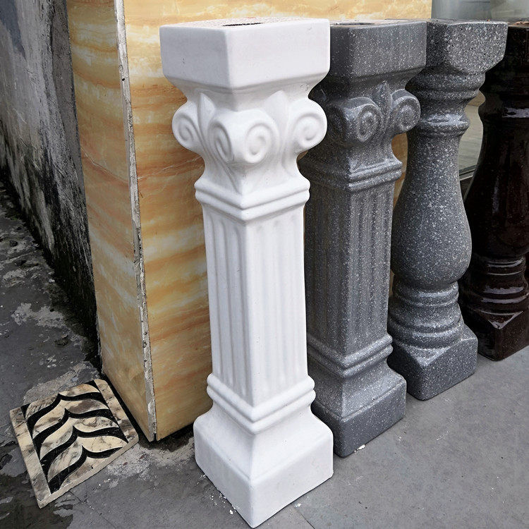 别墅楼梯扶手花栏杆仿大理石花瓶柱走廊阳台宝瓶罗马柱围拦陶瓷