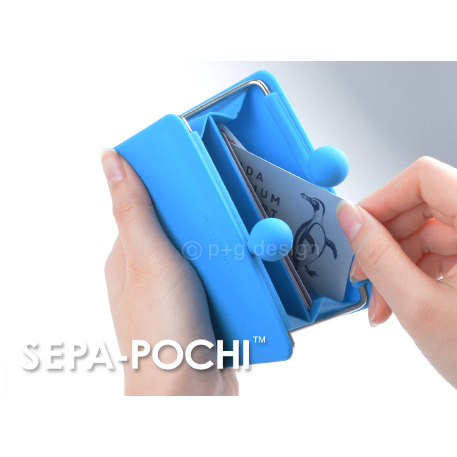 日本p+g design SEPA POCHI新时尚防水卡包短款钱包隔层硅胶钱夹