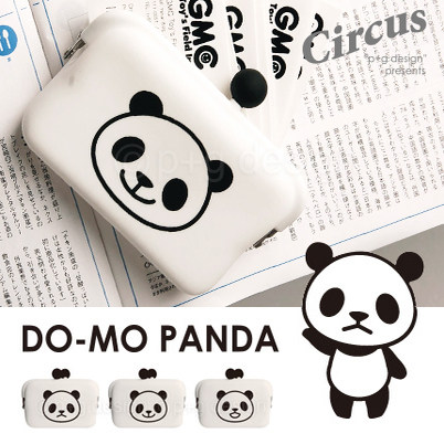 日本p+g design DO-MO-PANDA熊猫胖达搭扣卡包零钱包皮夹子防水礼