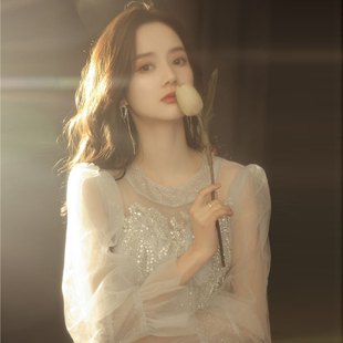 主持人学生艺考晚礼服女2025新款 礼服裙 优雅气质年会宴会聚会长款