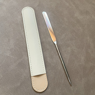 定制毕加索同款304不锈钢双头粉底液铲刮刀多功能上妆神器调色棒