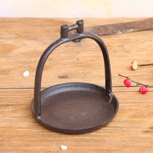 美式复古创意收纳盘摆件钥匙盘怀旧铸铁烛台庭院花园装饰碗收纳盆