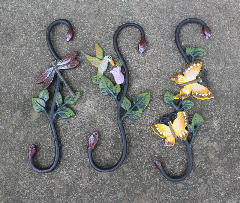 铸铁彩绘动物挂钩多用